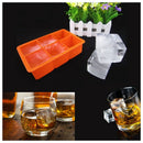 Silicone 6-Cavity Large Square Ice Pudding Jelly Soap Maker Mold Mould Tray