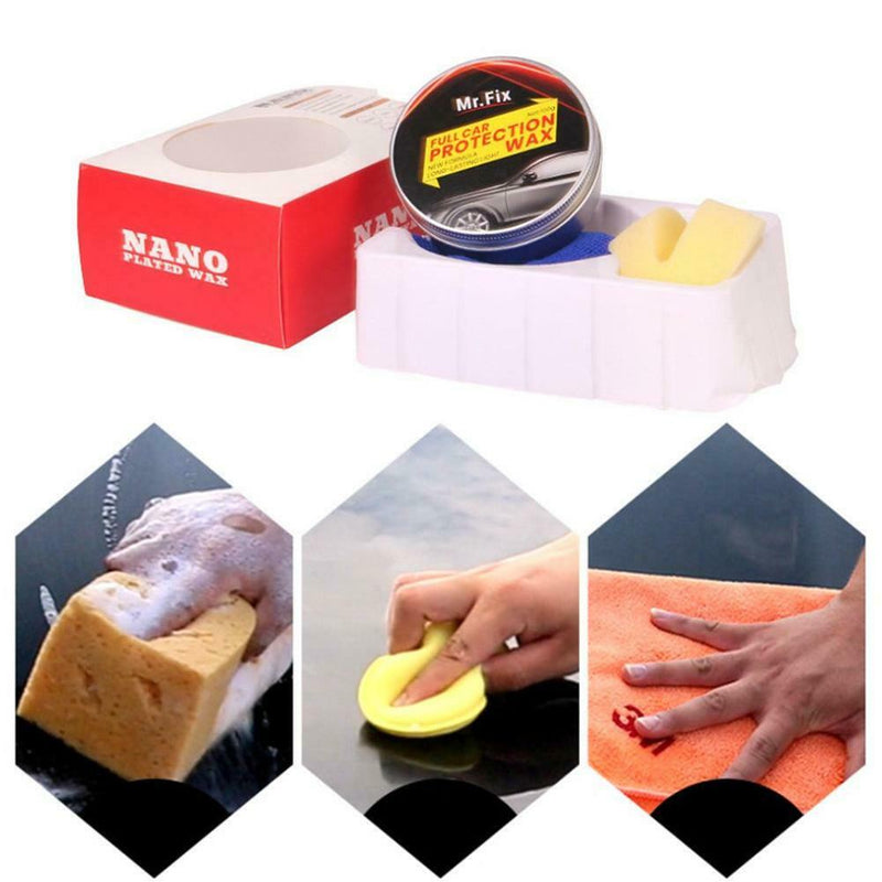 Carnauba Car Wax Crystal Hard Paint Care Scratch Repair Maintenance Surface Coat