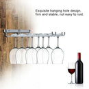 Wall-Mounted Wine Cup Holder Double-Row Cup Holder Goblet Rack Wine Rack Up