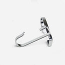 10 Pcs Stainless Steel Universal Square Hook for Kitchen Bathroom Bedroom S T9E2