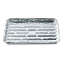 5 Pack Aluminum Foil Grilling Tray Rectangular BBQ Plate Disposable Cake Pan