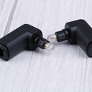 2Pcs 90 degree optical audio cable adapter male and female right angle FT