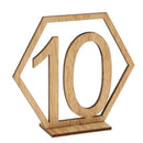 Wooden Rustic Freestanding 1-20 Table Number Sign Stand Wedding Party Decor