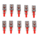 10Pcs Directly key switch A03 PS-22F03 6pins self-locking power switches OZ