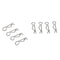8x RC Car Body Clip Pins for   A949 A959 A969 A979 Truck Buggy Crawler