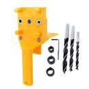 16pcs Handheld Self Centering Dowelling Jig Woodworking Drilling Locator