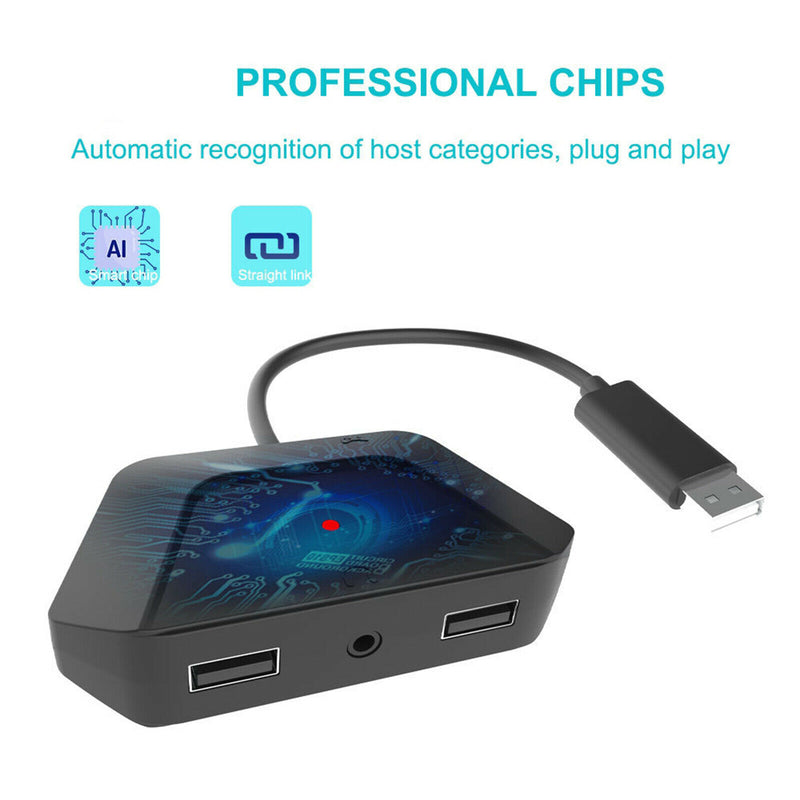 Gaming Keyboard Mouse Adapter Console USB Converter for Xbox One X/S Black