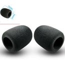 2 pcs Studio Microphone Mic Foam Protective Cover Black 75X60mm  Z FT