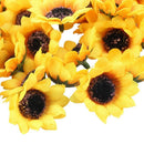 Approx 100pcs Artificial Gerbera Daisy Flowers Heads for DIY Wedding Party P6P8