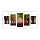 Woods 5D DIY Full Drill Diamond Painting 5-pictures Combination Kit Crafts