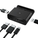 Type-C Game Console Dock for N-Switch HDMI to TV Video Converter (Black)