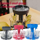 6Ways Shot Plastic DispenserGlasses Hanging Holder Stand Rack for Cocktail Party