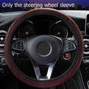 Black Car Steering Wheel Cover Quality Leather Breathable Best Anti-slip 37 A0L6