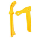 Yellow Plastic Woodworking Practical Push Block Hand Saw Plastic Push Stick