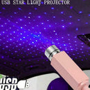 Mini LED Car Roof Lights Projector Delicate USB Night Light Car Atmosphere P7Q8