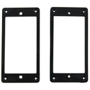 2Pcs Flat Humbucker Pickup Mounting Ring Frame ABS for Electric Guitar L8A7