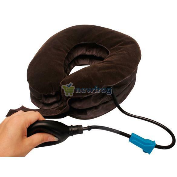 Cervical Neck Traction Device Shoulder Headache Relax Brace Support Pillow Hot