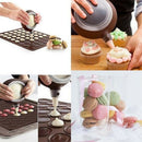 New Silicone Macaroon Pastry Oven Baking Mould Sheet Mat 30-Cavity DIY Mold Q9Q7