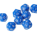 10pcs/set Polyhedral D16 Dice for DND RPG MTG Role Playing Board Game Blue