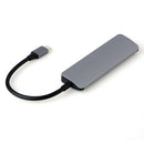 USB 3.0  TF Type C Aluminum Alloy USB C Hub Computer Accessories 5 In 1