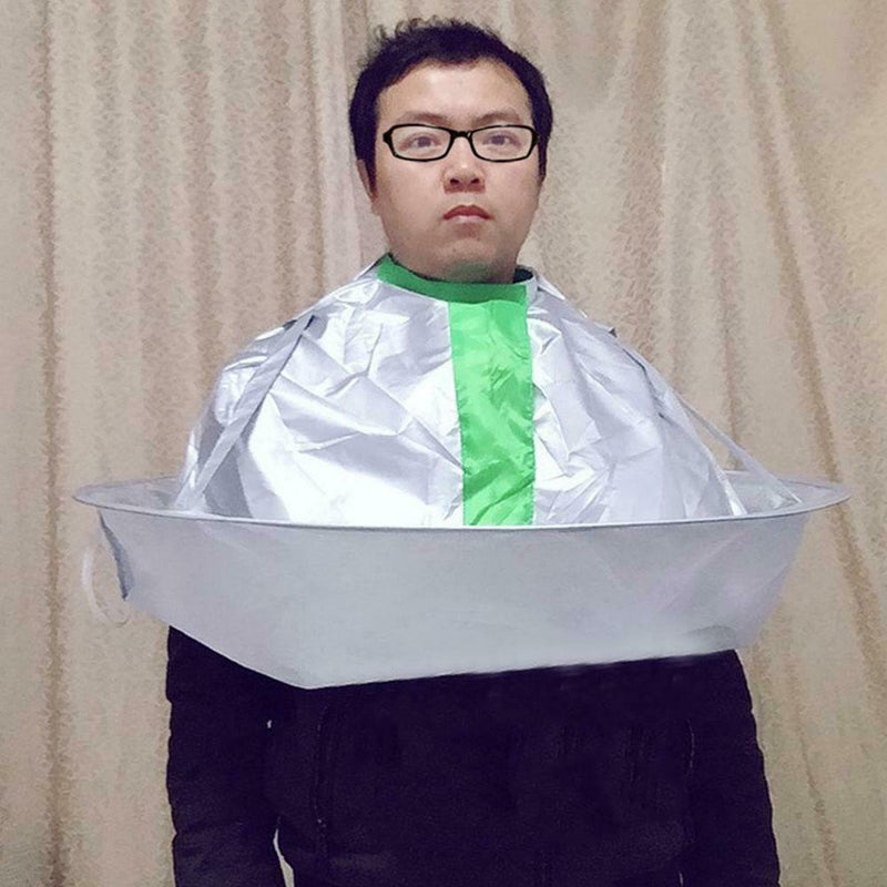 Barber Gown Cloth Hair Cutting Cape Cloak Umbrella Hairdressing Salon Home Use z