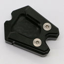 Motorcycle Side Kickstand Pad Enlarger for Vespa GTS GTV 300ie 3Vie Black