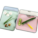 Eco Wheat Straw Cutting Board Gourmet Chopping Board With Grinding Garlic T