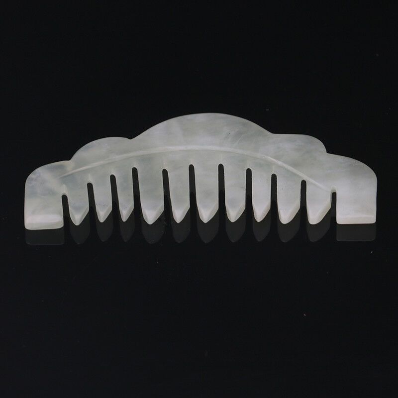 natural jade flower`stone gua sha comb massage scrape  healthy cure tooME J BX