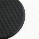 2x New Black Car Auto Water Cup Slot Non-Slip Carbon Fiber Look Mat Accessories