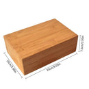 Bamboo Yoga Block Handstand Home Fitness Workout Gymnastics Training Brick
