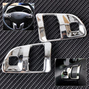 2PCS fit for Kia Sportage R 11-15 Chrome Steering Wheel Trim Cover Hf