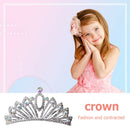 Baby Girl Princess Crown Headband Crystal Headdress Tiara Wedding Headwear A