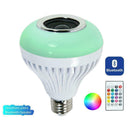 E27 LED RGB Wireless Bluetooth Speaker Bulb Light Music New Playing Lamp K6H2