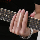 4pcs Transparent Glass Guitar Slide Set Acoustic Guitar Accessory with Box