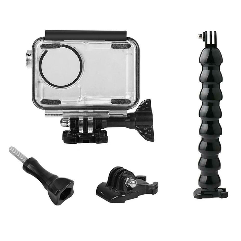 4pcs Waterproof Case 8 Section Gooseneck Base Screw for DJI OSMO Action Cam