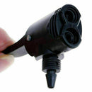 Bike Cycle Plastic Tyre Tube Replacement Presta Dual Head Air Pump Adapter B5L0