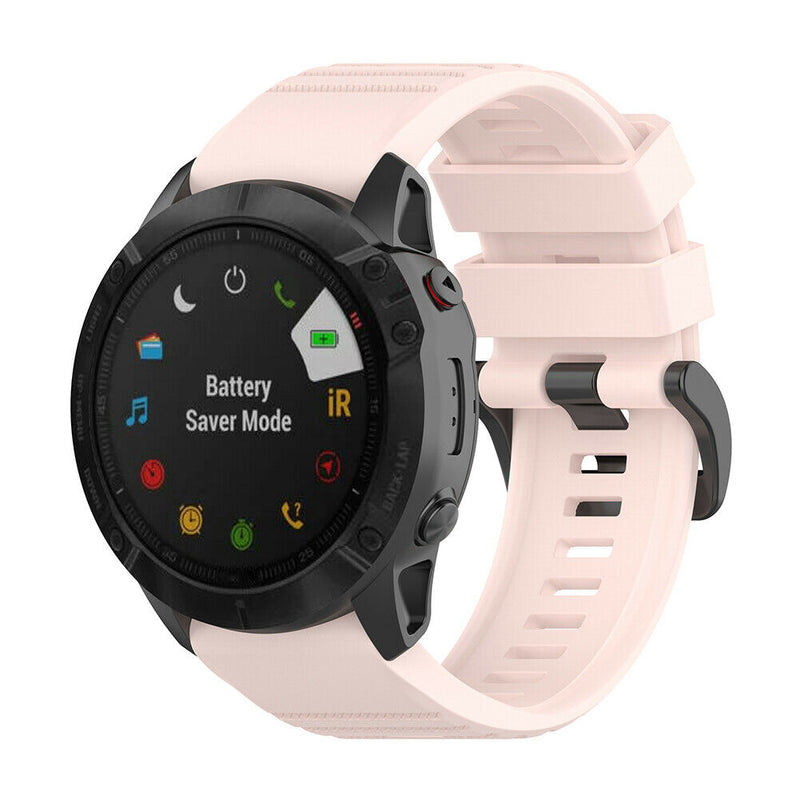 26mm Wrist Strap Silicone Quick Release Adjustable Sports Watch Band for Fenix