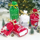 50Pcs Dot Heart Candy Christmas Plastic Drawstring Bag Cookie Snack Birthda