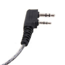2 Pin K Type Earpiece Earphone Headset PTT MIC for Kenwood BAOFENG Walkie Ta A