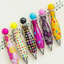 Ball Pen Mini Advertising Pen Retractable Ballpen 0.5mm Blue Ink Stationery