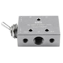 HL2501-V Carbon Steel Pneumatic Toggle Knob Switch Valve C7H3