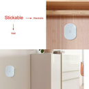6LED Oval Small Motion Sensor Magnetic Wall Cabinet Indoor Lamp Night Light A