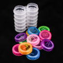 4x Mini Plastic Contact Lens Travel Holder Storage Soaking Box Case Portable CA