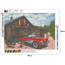 5D DIY Full Drill Diamond Painting Car Scenery Pattern Cross Stitch (02)