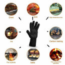 1 Pair Heat Resistant Thick Silicone Cooking Baking Barbecue Oven Gloves BB S6O6