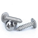 50Pcs M3* 6-14mm Truss Head Sheet Metal Self Tapping Screw Kit A4 316 Stainless
