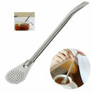 Useful Stainless Steel Tea Drinking Yerba Mate Straw Gourd Bombilla Filter Spoon