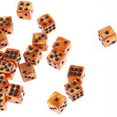 50pcs Acrylic Six Sided Dices 12mm D6 Dice For D&D DnD RPG
