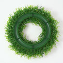 2PCS 17 inch Artificial Wreath Greenery Home Decoration Garland Ornament