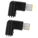 Heavy Duty 7.9mm x 0.9mm DC Jack Female to Square Elbow Plug For Lenovo